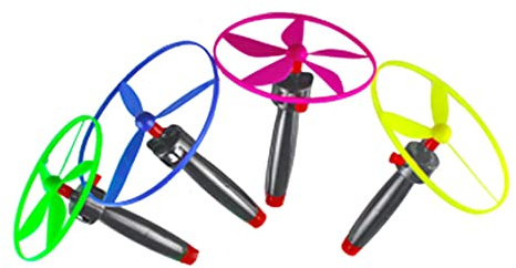 DAGLLGEW Soucoupe Volante Jouet Spinner Disque Volant Jouets Jeu hélice pour Enfants Couleurs aléatoires 4 Ensembles Spinner Jouet toupies pour Les Enfants