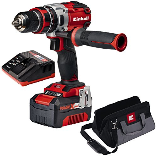 Einhell Power X-Change 18V, 60Nm Cordless Combi Drill | TE-CD 18 Li-i 3-in-1 Brushless - Drill, Impact Drill and Screwdriver | with 4.0 Ah PXC Battery, High-Speed Charger and Storage Bag