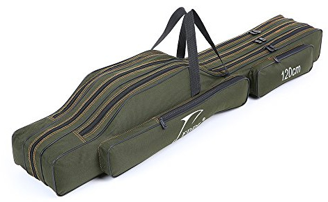 LIXADA Sac Portable de Transport pour Canne Sac (Trois Couches-120cm)