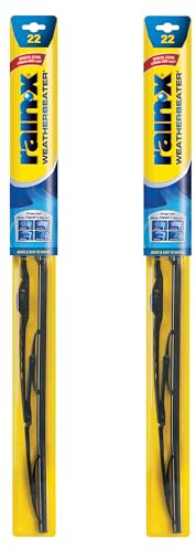 Rain-X 820149 WeatherBeater Wiper Blades, 22 Windshield Wipers (Pack of 2), Automotive Replacement Windshield Wiper Blades That Meet Or Exceed OEM Quality And Durability