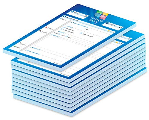 PRICARO Telefonnotizblock, A6, Computer, 10 Stück