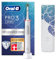 Oral-B PRO 3 3500 Elektrische Zahnbürste/Electric Toothbrush, mit 3 Putzmodi und visueller 360° Andruckkontrolle für Zahnpflege, Reiseetui floral, Geschenk Mann/Frau, Designed by Braun, weiß