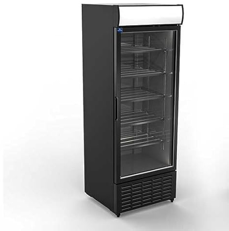 Mastro Vitrine Réfrigéré Verticale 707 Litres Avec Porte En Verre, +1°/+10°C - Couleur Noire