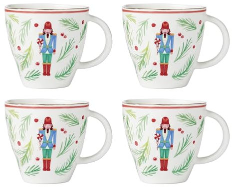 Lenox 896876 Lot de 4 tasses Motif casse-noisette