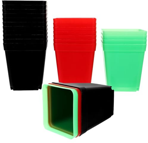 FUNOMOCYA 120stücke Sukkulenten Topf Aus Kunststoff Kleine Blumentöpfe Pflanzer Für Innenbereich Für Wohnzimmer Büro Und Garten Pflanzentöpfe Für Sukkulenten Und Kakteen