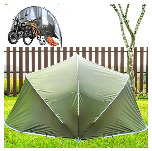 YSMSMZJK Bike Shed Foldable and Easy to Store Motorcycle Tent for Patio Furniture, Bicycle, Motorcycle Bike Cover for Outside Storage Sheds