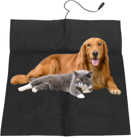 Pet Heating Pad,Electric Heating Pad for Dogs and Cats,Washable Foldable Nylon Electric Cloth Heater Pad Blanket, Indoor Warming Mat,for Cats and Dog