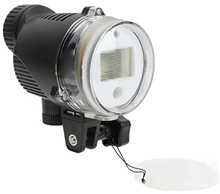 Lumière Stroboscopique pour Caméra de Plongée, Flash sous-Marin étanche à 100 M pour éclairage de Photographie de Plongée, avec Corps en Plastique de Protection de