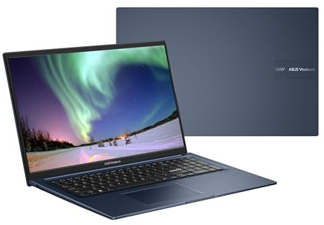 ASUS Vivobook Ordinateur portable FHD 17,3 po, Intel 6 cœurs i3-1215U, 16 Go de RAM, SSD PCIe 512 Go, clavier numérique, Wi-Fi 6E, Type-C, HDMI, Windows 11 Pro, avec accessoires BWE