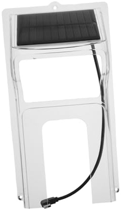 Artibetter Copertura Design Unico per Videocitofono Antipioggia in Plastica Trasparente Facile Installazione e Manutenzione e Campanello per Uso Esterno