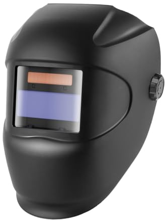 STAHLWERK Automatik-Schweißhelm Rookie – Robuster Schweißerhelm, Schweißschild, Schweißmaske mit Verdunkelungsfilter zur automatischen Abdunkelung DIN 3 bis DIN 11, optische Klasse 1/1/1/2