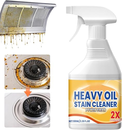 Kitchen Heavy Duty Cleaner Spray, 2026 All Purpose Kitchen Heavy Oil Cleaning Agent,Heavy Oil Cleaner,Tidy Up Stains Spray for Countertops,Ovens,and Appliances (1)