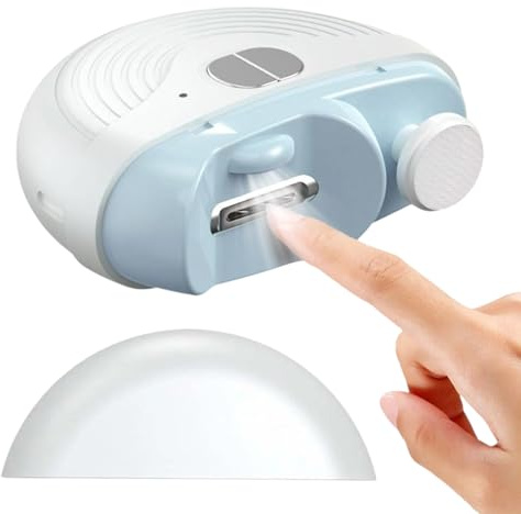 Misaakoeq Tagliaunghie Elettrico - Modellatore Automatico Per Unghie Con 3 Livelli | Modellatore Per Unghie Ricaricabile | Per Casa Viaggio Salone Manicure Pedicure