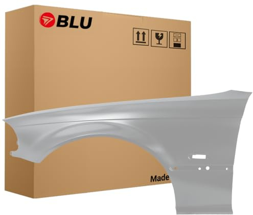 BLU Kotflügel Passend für BMW E46 Coupe/Cabrio 354 Links Silber | 1999-2003 | Vorderseite Vorne | Lackiert | Einbaufertig