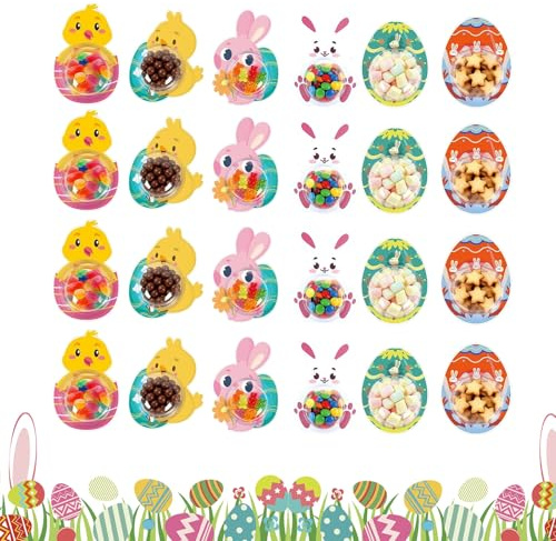 Genérico Tarjetas De Pascua Para El Aula De Clase | Detalles de Portátiles para la Temporada de Primavera - Soporte para Tarjetas de Felicitación de Pascua,Para Estudiantes Maestros Aula Escuela