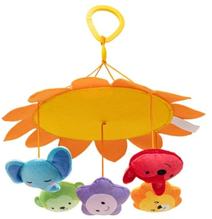 Giostrina per culla per bambini - Decorazione da appendere per la cameretta per la stimolazione | Tessuto in feltro con cornice a cerchio in legno, set di ornamenti morbidi sospesi, accessorio per att