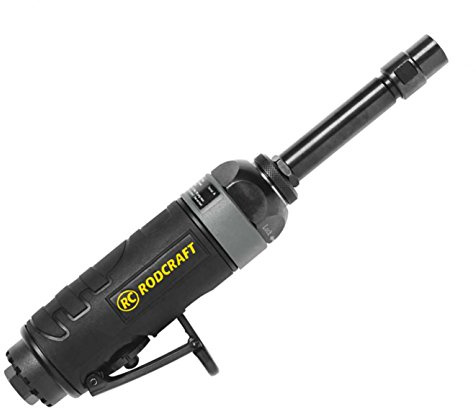 Rodcraft RC7048 Druckluft-Stabschleifer, 6 mm Spannzange | Robuste Bauweise und präzise Werkzeugführung. Ideal für Schleif- und Entgratarbeiten