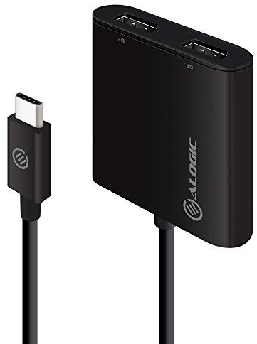 Alogic USB-C to Dual DisplayPort Adapter - 4K - 30 Hz