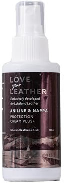 Lakeland Leather Protection Cream Plus for Aniline & Nappa Leather – Conditioning Cream for Jackets, Bags, Car Seats, Sofas & More – Prevents Stains, Cracks & Fading – 100ml