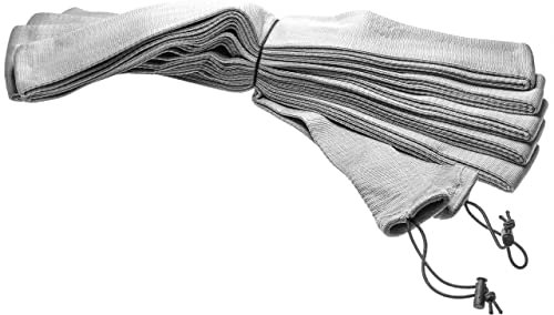 vhbw Cubierta protectora compatible con Nilfisk Sopra 100, 160, 260, RRC mangueras para aspiradoras centrales - Ø de 60 mm, longitud de 11 m - gris