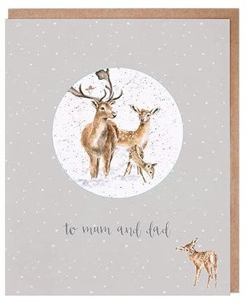 Wrendale Weihnachtskarte für Mama und Papa