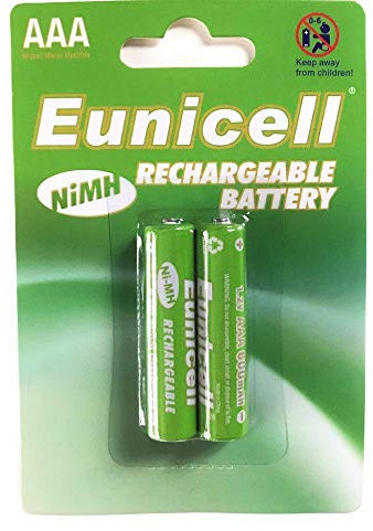 AAA Rechargeable Batteries 600mah (2 pack)1.2V NI-MH Solar Light/Cordless Phone Battery Tinko
