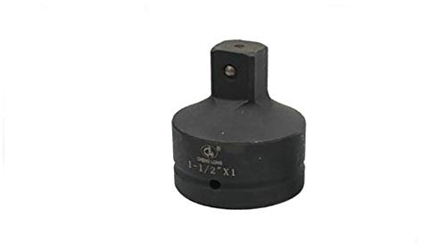 1 Pc Impact Reducer, 1-1/2 to 1 Impact Adapter, Chrome Vanadium Steel Socket Wrench Adapter Converter Reducer