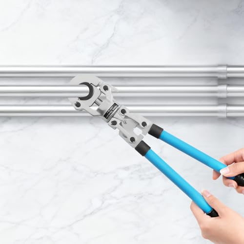 Pinza a pressa manuale, V12 – 28 mm TH16 – 32 mm, professionale per tubi di rame, pinza in acciaio al carbonio, girevole a 360°, pinzatrice multistrato per tubo composito in alluminio PEX