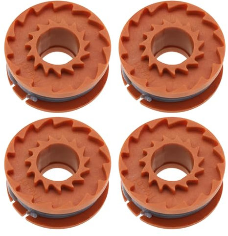 LT Easiyl 4PCS Strimmer Spool Line 40.4x17.5mm Lawn Mower Spool Compatible with Titan 18v Battery Trimmer Strimmer Length 2.5m Wire Diameter 1.5mm