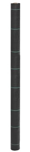 Homgoday Membrana antimalezas negra 1,5 x 10 m de polipropileno, tela antimaleza para jardín, tela para huerto antimalezas g