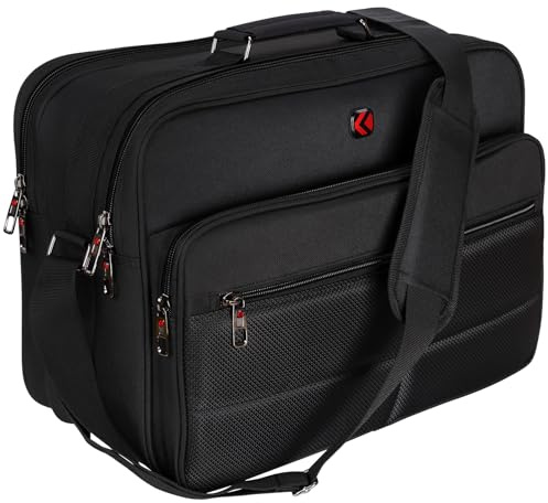 EAAKIE Arbeitstasche Umhängetasche Flugbegleiter Herrentasche XXL (Querformat 4)