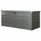 Olsen & Smith 1000L Extra Large XL Metal Outdoor Garden Storage Box - Weather Resistant Heavy Duty Garden Box with Built In Lock - Massive Capacity Storage Chest for Tools Cushions Toys & More, Grey