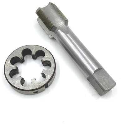 Filiera 1 set M30 x 2 mm 2 maschi HSS for filettatura destra for lavorazione di utensili