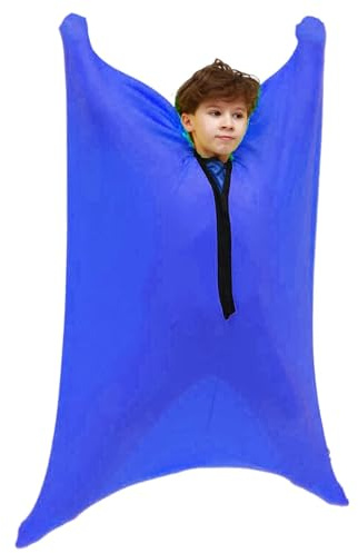 Sensorische Körpersocken für Kinder, Ganzkörper-Wickel, dehnbarer Körper-Sox zum Stressabbau, dynamische Bewegung, sensorische Sox, beruhigend für/Mädchen, 100 x 58 cm