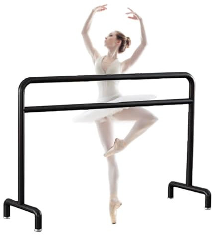 SHENJIA Ballettstange aus Metall, Ballettstange zum Dehnen, doppellagige Bein-Kompressionsstange für Erwachsene und Kinder, 1 m Länge, ideal für Tanz- und Fitnesstraining