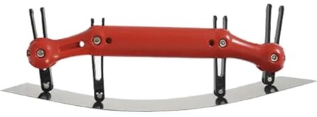 Truelle à peinture multifonction pour maçon - Design incurvé réglable pour une finition murale efficace