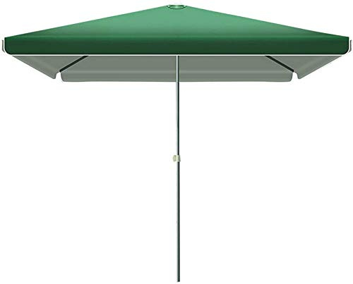 ZJFHEYUO Parasol de Jardin rectangulaire 2,5 x 2,5 m, déporté, déporté, imperméable, résistant aux UV, pour extérieur, Jardin, Balcon, terrasse, Tente, Rouge