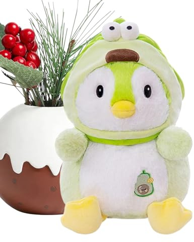 Fruit Penguin Plush – Cartoon Animal Doll for Adults, Soft Hugging Toy for Play, Collectors, Bedtime, Nursery, Bedroom, Study Area, Children’s Room, Car Ride, Sofa, Couch, and Home Décor