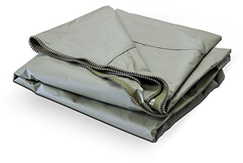 Lucx Bodenplane Zeltboden Heavy Duty Leopard Bivvy Groundsheet schwere wasserdichte Bodenschutzplane mit Reißverschluss