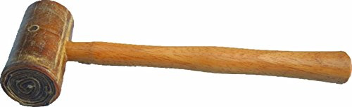 Jewellers Raw Hide Leather Mallett Hammer 38mm Head Wooden Handle Jewellery