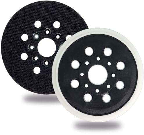 Platorello Abrasivo 125mm Compatibile con Bosch RS035 GEX 125-1 AE, PEX 220 A, PEX 220 AE, Skil 7402/7490 Levigatrice da Poweka (1 Pezzo)