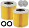 Patronenfilter für Kärcher WD3/WD2, 2 PCS Patronenfilter Staubsauger Kompatibel mit Kärcher WD3 Premium WD2 WD3 WD 3 MV3 WD 3 P Extension KIT Ersetzt 6.414-552.0, 6.414-772.0, 6.414-547.0