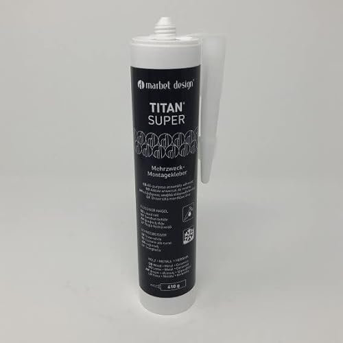 PROVISTON Colle système | plinthes | Fixation de plinthes | Sans solvants | Ponçable | Recouvrable | reste légèrement élastique | 310 ml par cartouche