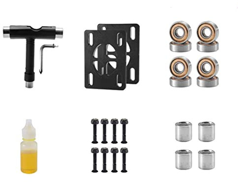 TGHY 4 Skateboard Rollen Skateboardräder mit Lagern Longboard Räder Rollschuh Räder Cruising Räder, Skateboard Räder Rollen Ersatz Wheels Ersatzräder Rollen 60mm 78A,Grün