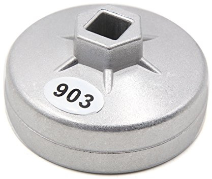 Ruilogod Aluminiumlegierung 14 Flöte 76mm Innenkappen-Ölfilterschlüssel für Fahrzeugfahrzeug