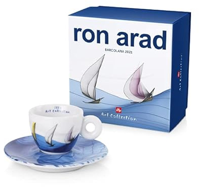 illy Art Collection Ron Arad Barcelona - Set di tazze da caffè (One Cup + One Saucer)