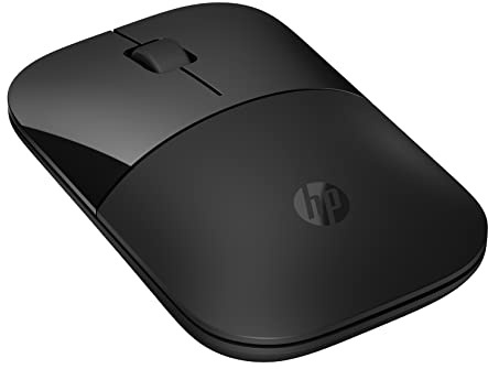 HP Mouse Z3700 Dual Black, Bluetooth 5.0, dongle USB-A, connessione wireless 2,4 GHz, tracciamento multi-superficie, clic silenziosi, fino a 1600 dpi, durata della batteria 16 mesi, garanzia 3 anni,