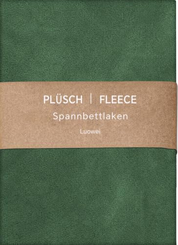 Luowei Winter Spannbettlaken 90x200cm Salbeigrün Samt Extra Warm Boxspringbett Frottee Bettlaken Flanell Spannbetttuch Uni Muster Spannbetttücher 90x200cm für Hohe Matratze Steghöhe 25-30cm