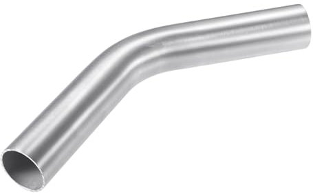 Ansaugrohr Universelles Gerades 45-Grad-Ladeluftkühlerrohr, Luftansaugrohr, Außendurchmesser 25 Mm, 63 Mm, 76 Mm, 127 Mm, 300 Mm Länge Lufteinlässe (Size : 45 Degree 25mm)