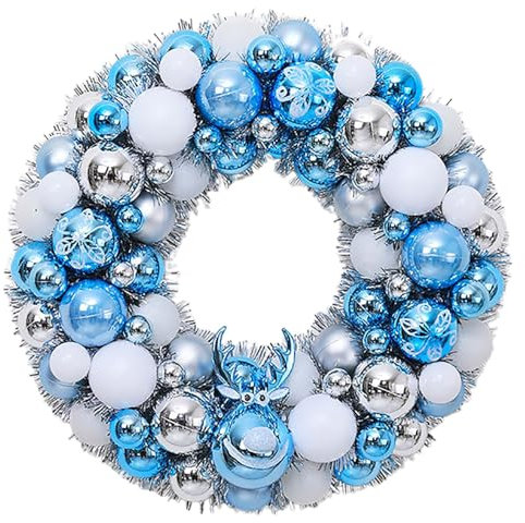 Türkranz Frühlings,Simulierter Lavendel-Herzkranz Kunststoff Innere äußere Dekoration,Kranz Herz geformt Haustür Blumenkranz Deko,Geschenk zum Valentinstag, Ostern Muttertag (Grün, 42cm)